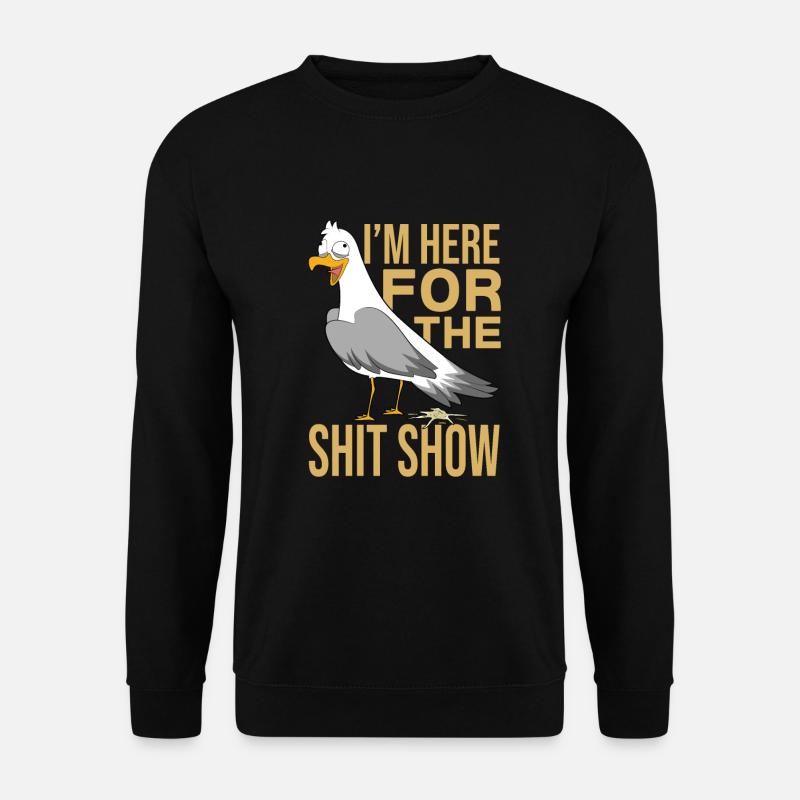 Seagull - Unisex Sweatshirt - black