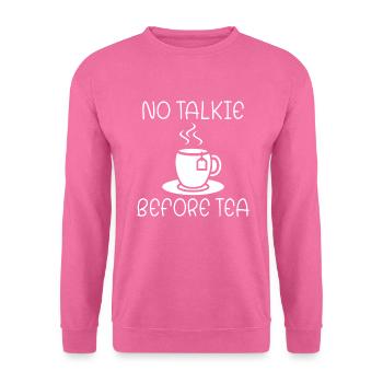Teeliebhaber Geschenke - Unisex Pullover - Pink - Vorne