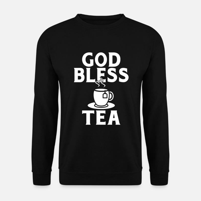 Teeliebhaber Geschenke - Unisex Pullover - Schwarz