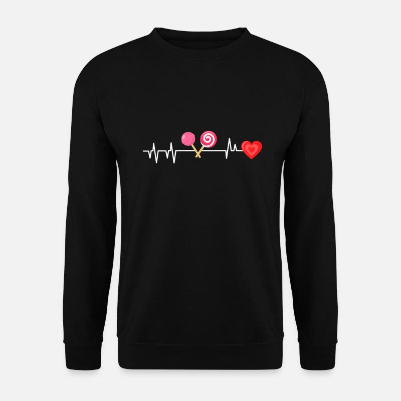 Lollipop Candy Sweet Gift - Unisex Sweatshirt - black