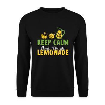 Lemonade Gift Ideas - Unisex Sweatshirt - black - Front - Alina (178cm) & Michal (187cm)