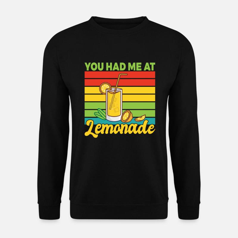 Limonade Geschenkideen - Unisex Pullover - Schwarz