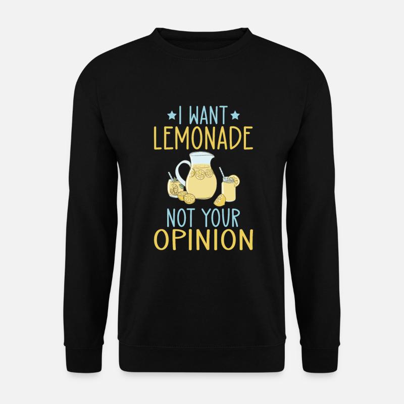 Limonade-Geschenk-Ideen - Unisex Pullover - Schwarz