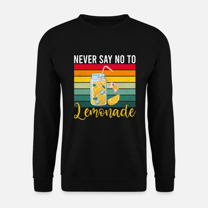 Limonade Geschenkideen - Unisex Pullover - Schwarz