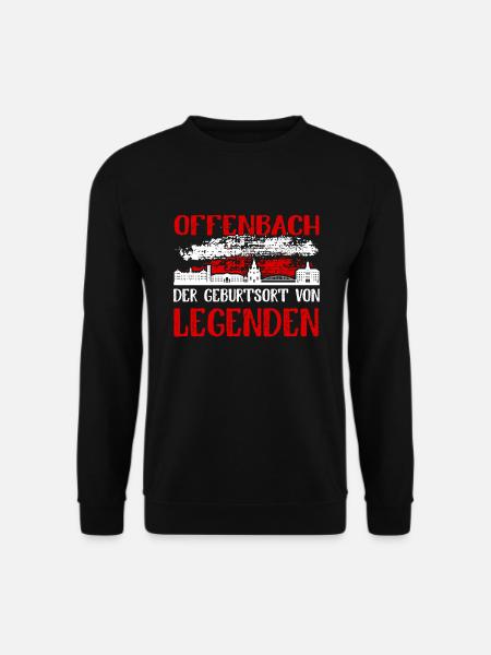 Offenbach Der Geburtsort Von Legenden - Unisex Pullover - Schwarz
