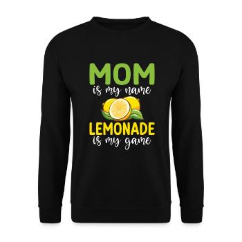 Lemonade Gift Ideas - Unisex Sweatshirt - black - Front - Alina (178cm) & Michal (187cm)