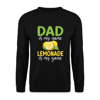 Limonade Geschenkideen - Unisex Pullover - Schwarz - Vorne - Alina (178cm) & Michal (187cm)
