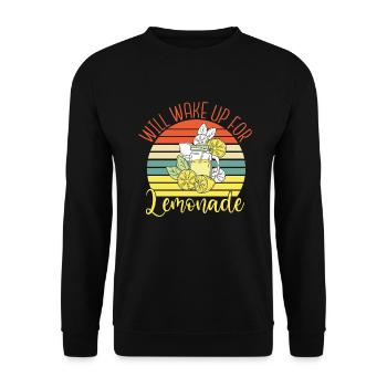 Lemonade Gift Ideas - Unisex Sweatshirt - black - Front - Alina (178cm) & Michal (187cm)