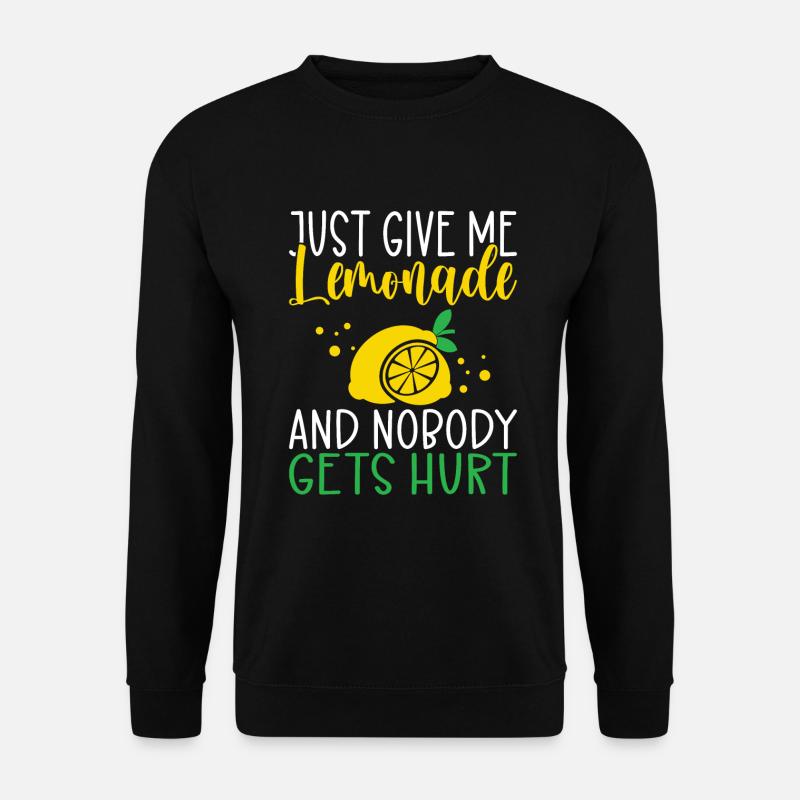 Limonade-Geschenk-Ideen - Unisex Pullover - Schwarz