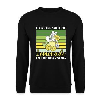 Limonade Geschenkideen - Unisex Pullover - Schwarz - Vorne - Alina (178cm) & Michal (187cm)