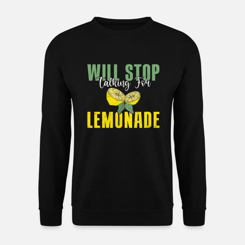 Idées cadeaux de limonade - Sweat-shirt Unisexe - noir