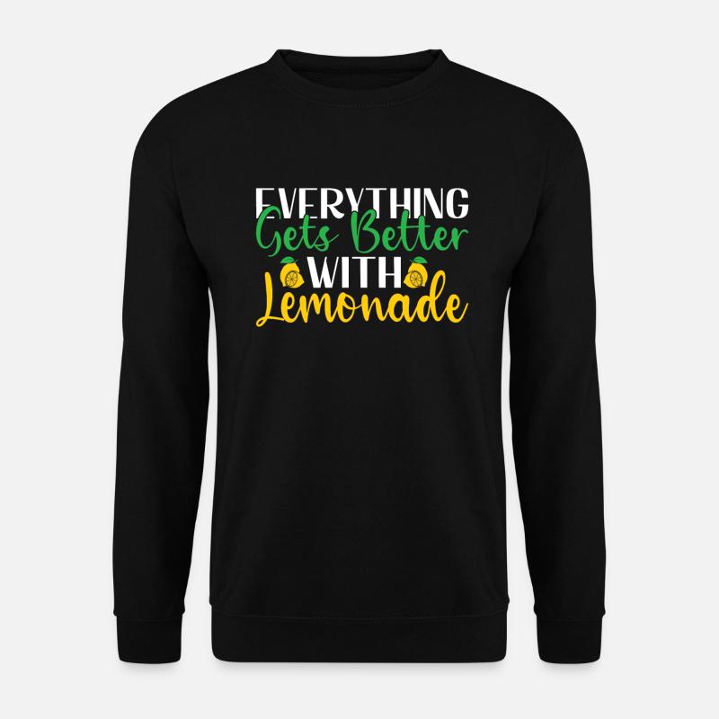 Limonade Geschenkideen - Unisex Pullover - Schwarz