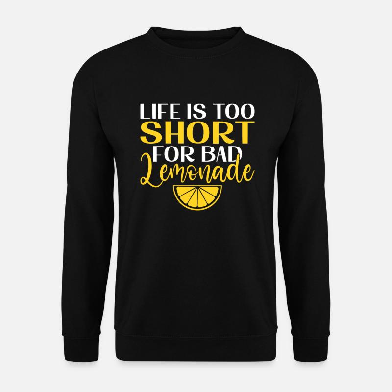Limonade-Geschenk-Ideen - Unisex Pullover - Schwarz