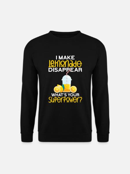 Limonade Geschenkideen - Unisex Pullover - Schwarz