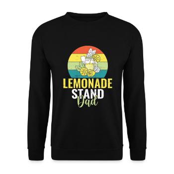 Limonade Geschenkideen - Unisex Pullover - Schwarz - Vorne - Alina (178cm) & Michal (187cm)