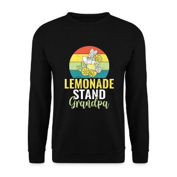 Limonade Geschenkideen - Unisex Pullover - Schwarz - Vorne - Alina (178cm) & Michal (187cm)