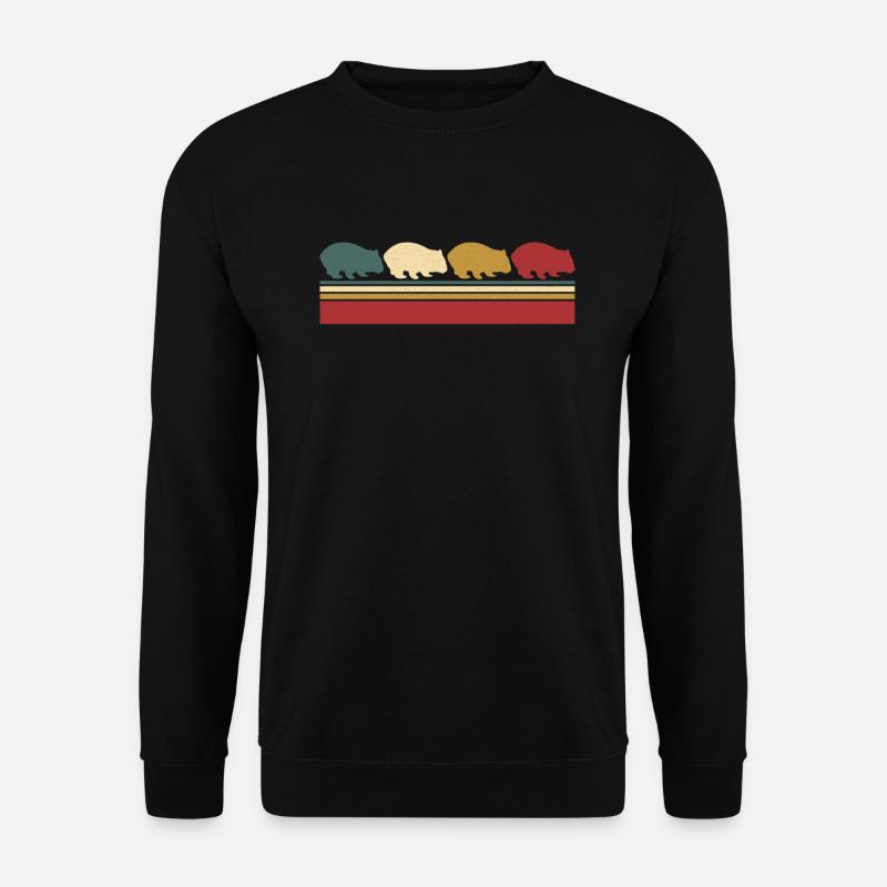 Wombat - Unisex Pullover - Schwarz