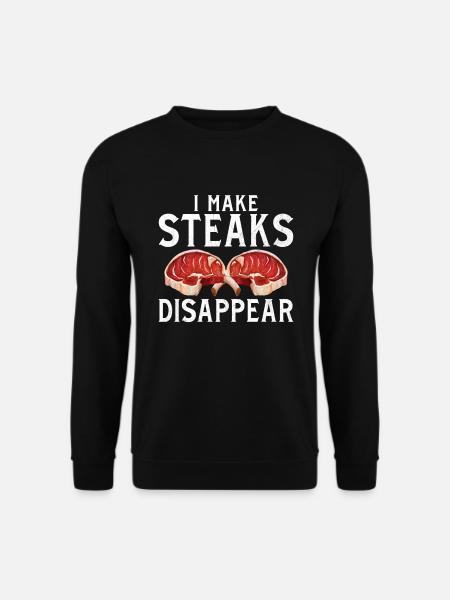 Steak Lover Steak Gift - Unisex Sweatshirt - black