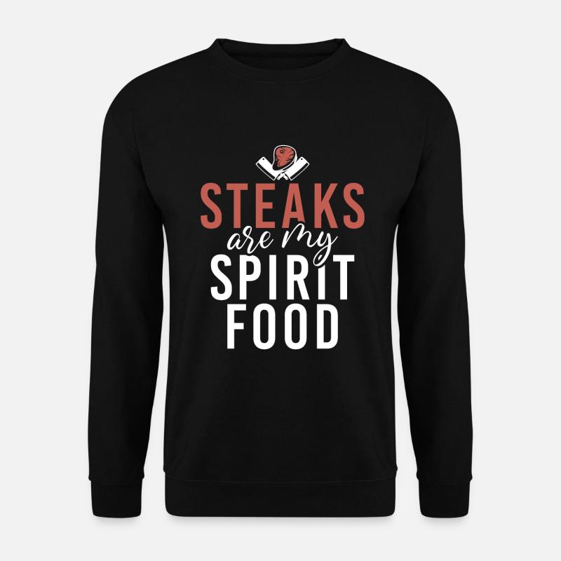 Steak Lover Steak Cadeau - Sweat-shirt Unisexe - noir