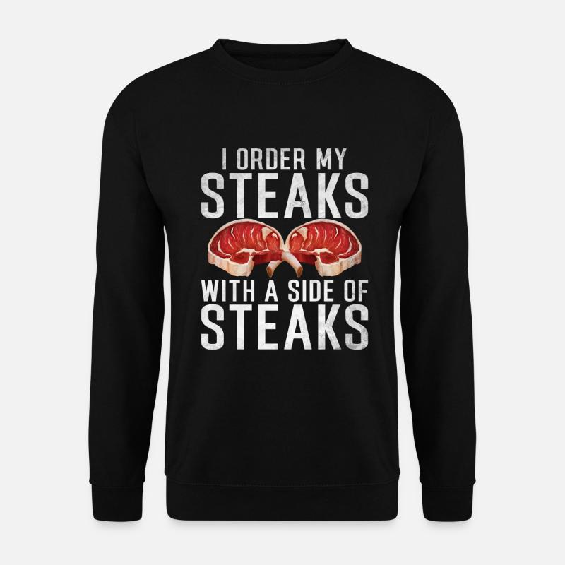 Steak Lover Steak Gift - Unisex Sweatshirt - black