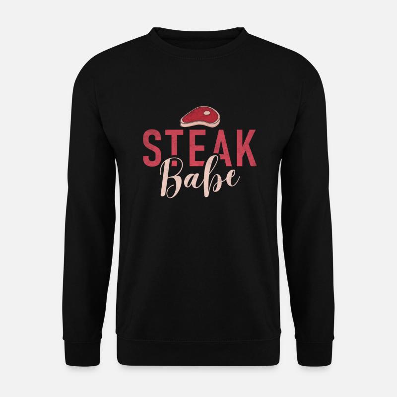 Steak Lover Steak Gift - Unisex Sweatshirt - black