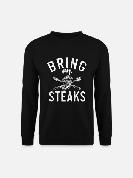 Steak Lover Steak Gift - Unisex Sweatshirt - black