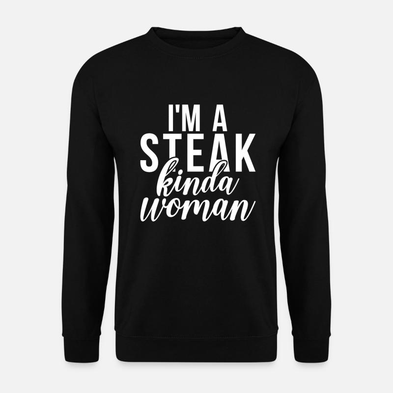Steak Lover Steak Geschenk - Unisex Pullover - Schwarz