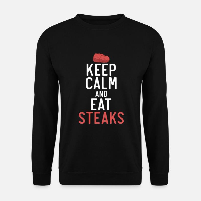 Steak Lover Steak Gift - Unisex Sweatshirt - black