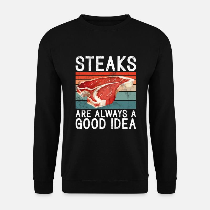 Steak Lover Steak Gift - Unisex Sweatshirt - black