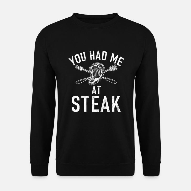 Steak Lover Steak Gift - Unisex Sweatshirt - black