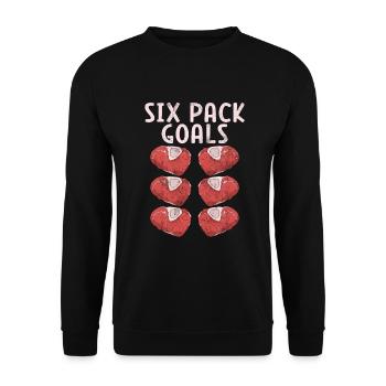 Steak Lover Steak Cadeau - Sweat-shirt Unisexe - noir - Devant - Alina (178cm) & Michal (187cm)