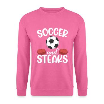 Steak Lover Steak Geschenk - Unisex Pullover - Pink - Vorne