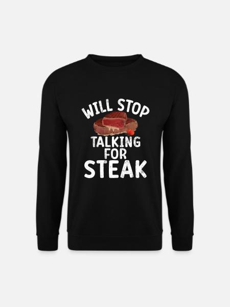 Steak Lover Steak Gift - Unisex Sweatshirt - black