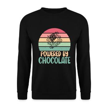 Cadeaux pour amateurs de chocolat - Sweat-shirt Unisexe - noir - Devant - Alina (178cm) & Michal (187cm)