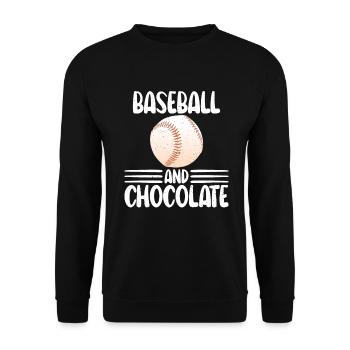 Cadeaux pour amateurs de chocolat - Sweat-shirt Unisexe - noir - Devant - Alina (178cm) & Michal (187cm)