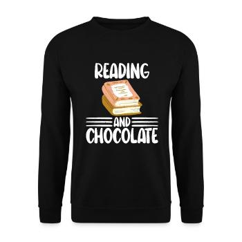 Cadeaux pour amateurs de chocolat - Sweat-shirt Unisexe - noir - Devant - Alina (178cm) & Michal (187cm)