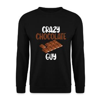 Cadeaux pour amateurs de chocolat - Sweat-shirt Unisexe - noir - Devant - Alina (178cm) & Michal (187cm)
