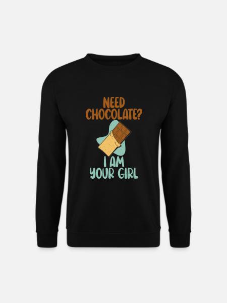 Chocolate Lover Gifts - Unisex Sweatshirt - black