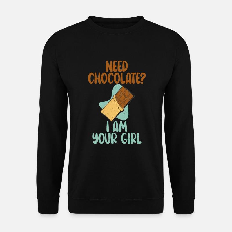 Chocolate Lover Gifts - Unisex Sweatshirt - black