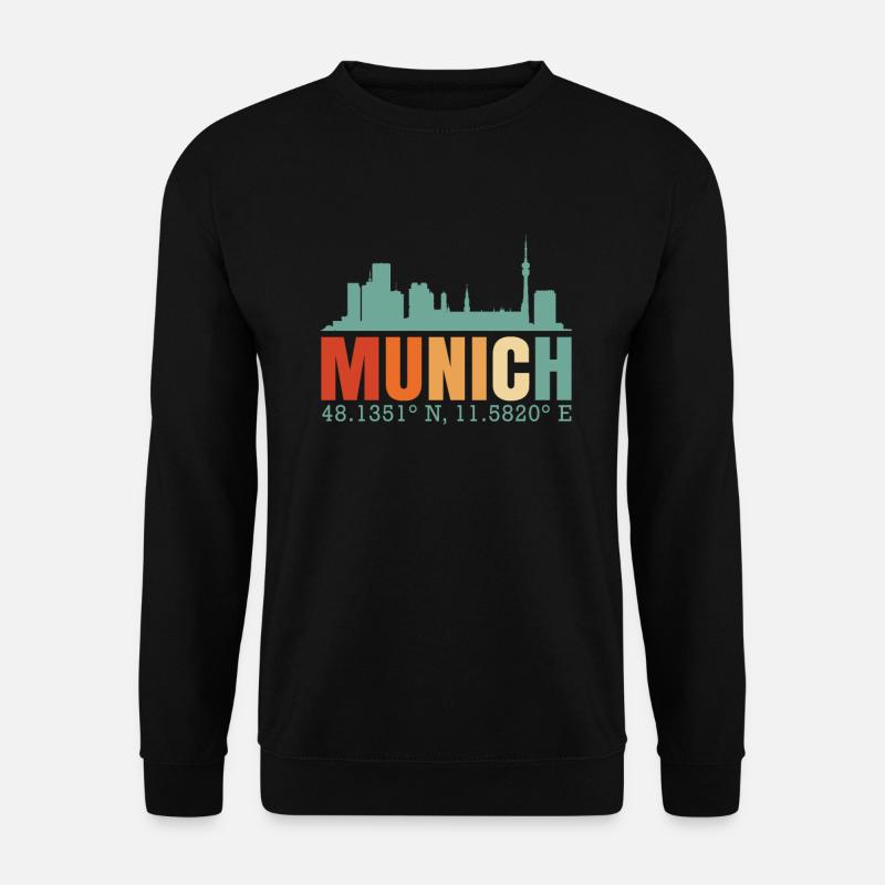Munich Skyline - Unisex Sweatshirt - black