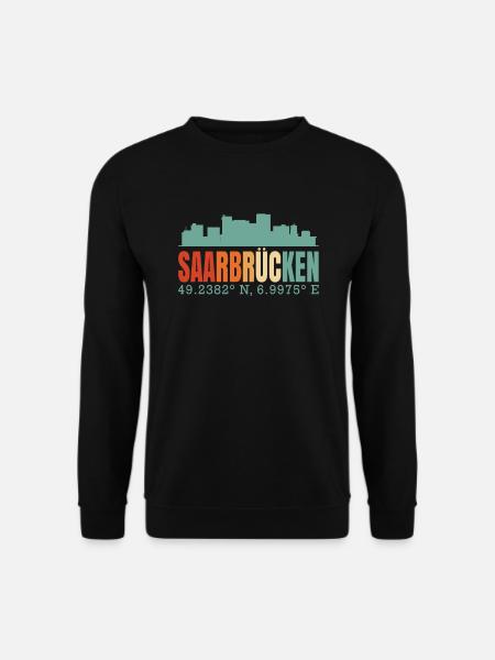 Saarbrücken Skyline - Sweat-shirt Unisexe - noir