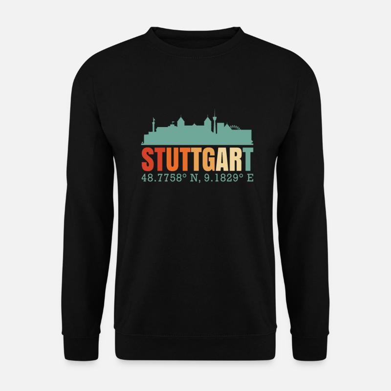 Stuttgart Skyline - Sweat-shirt Unisexe - noir