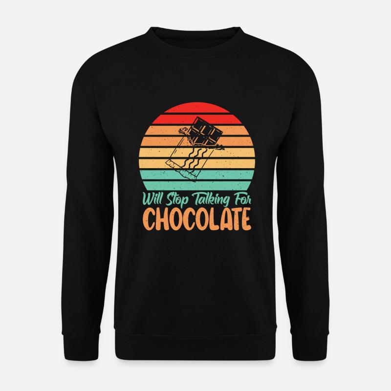 Chocolate Lover Gifts - Unisex Sweatshirt - black