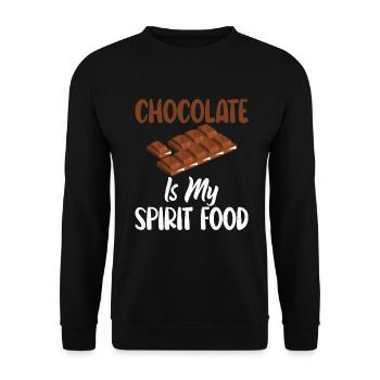 Cadeaux pour amateurs de chocolat - Sweat-shirt Unisexe - noir - Devant - Alina (178cm) & Michal (187cm)
