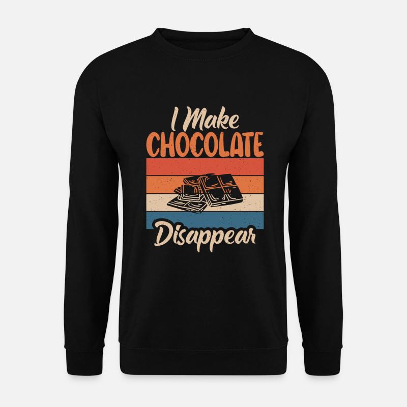 Chocolate Lover Gifts - Unisex Sweatshirt - black