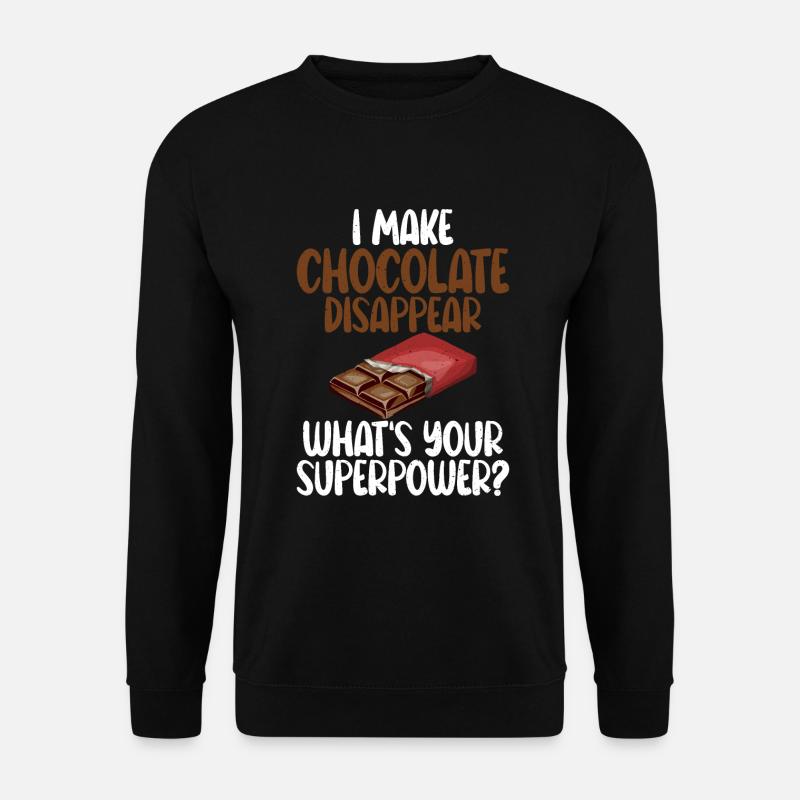 Chocolate Lover Gifts - Unisex Sweatshirt - black