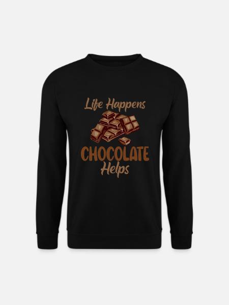 Chocolate Lover Gifts - Unisex Sweatshirt - black