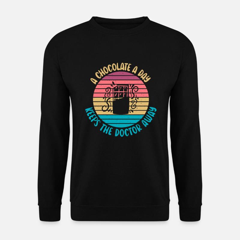 Cadeaux pour amateurs de chocolat - Sweat-shirt Unisexe - noir