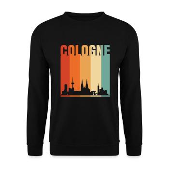 Cologne - Sweat-shirt Unisexe - noir - Devant - Alina (178cm) & Michal (187cm)