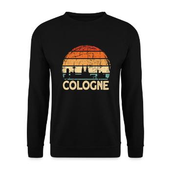 Cologne - Sweat-shirt Unisexe - noir - Devant - Alina (178cm) & Michal (187cm)